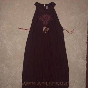 Alya Maroon Dress